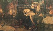 Sir Lawrence Alma-Tadema,OM.RA,RWS The Death of the first Born France oil painting artist